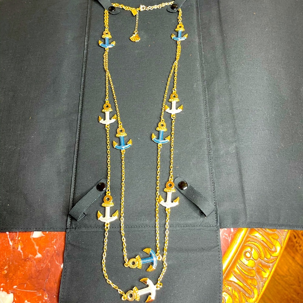 Lilly Pullitzer Marine theme necklace